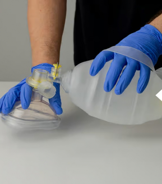 Laerdal The BAG Einwegbeatmungsbeutel Anwendung